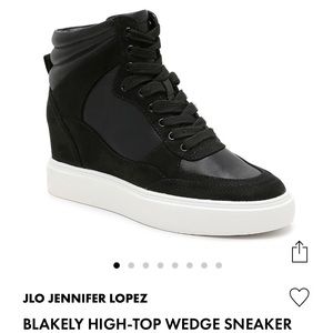 JLo High-Top Wedge Sneakers